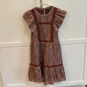 Madewell Flutter Sleeve Minidress